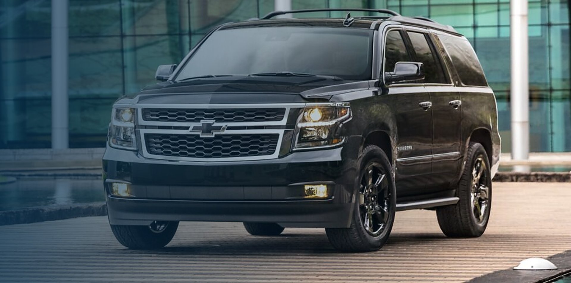 A private transfer vehicle waiting outside the terminal